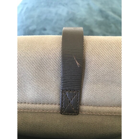 Jack Spade Work Twill Swiss Brief case man bag with Flap in Grey - Picture 11 of 12